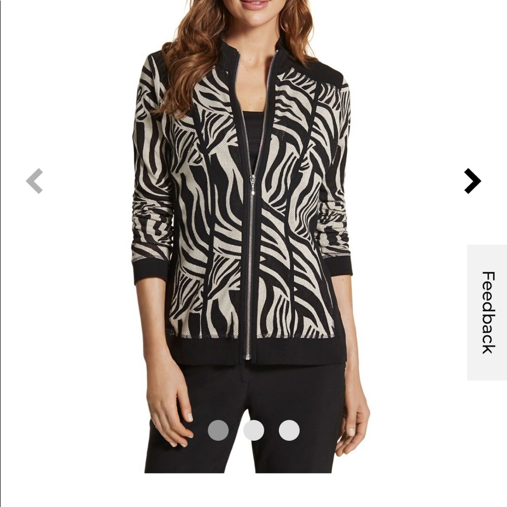 Chico’s Zenergy Zibra jacket